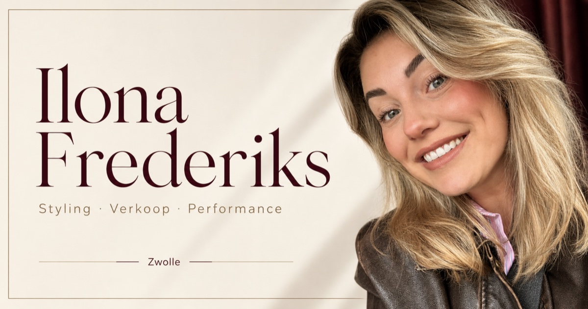Portret van Ilona Frederiks
